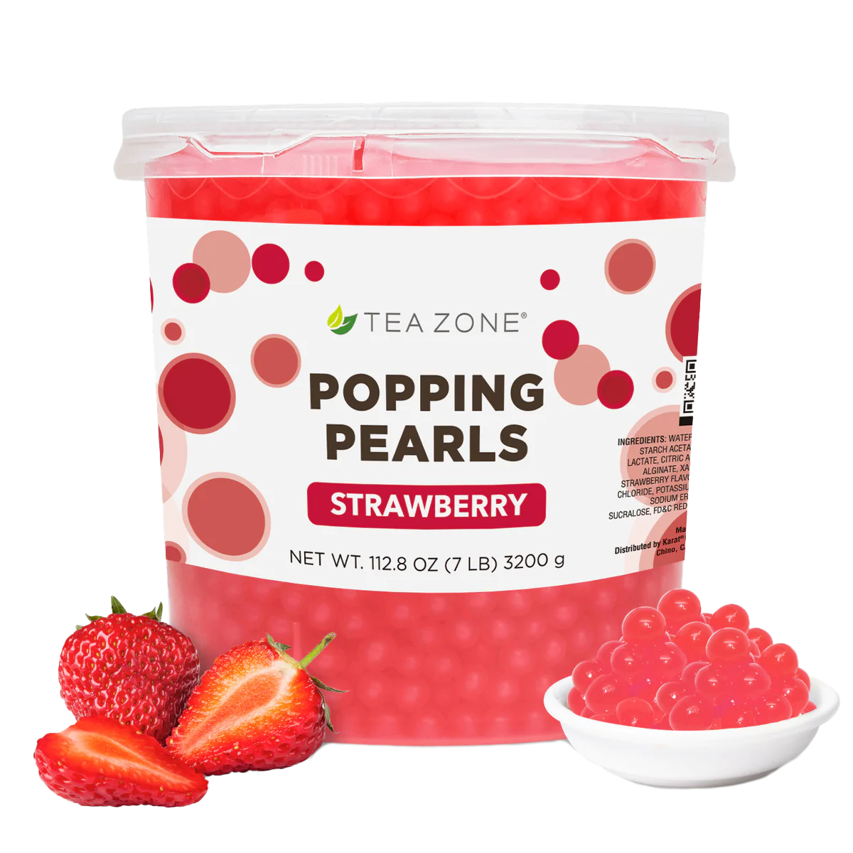 Tea Zone Strawberry Popping Boba – Imack Coffee Tea Zone Strawberry Popping Boba – Imack Coffee