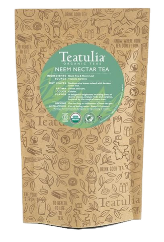 Teatulia Organic Neem Nectar Tea Unwrapped