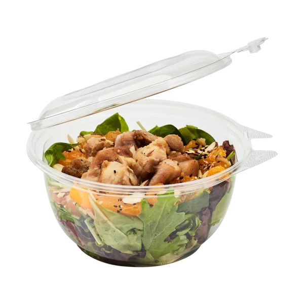 Karat - Tamper Resistant Hinged Salad Bowl w/Lid