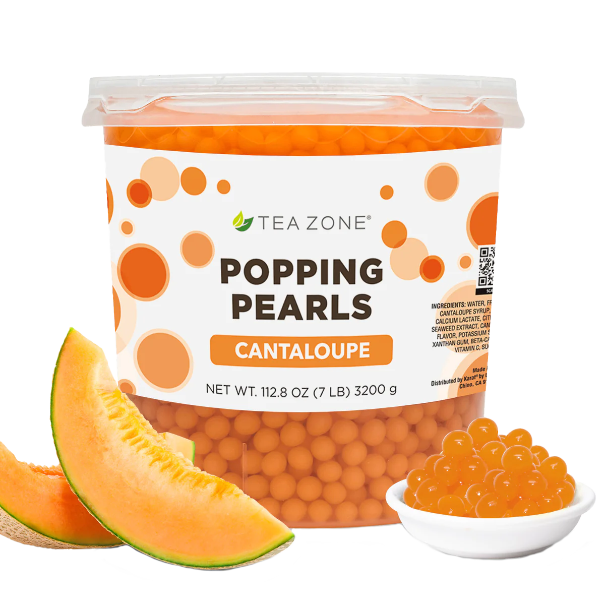 Tea Zone Cantaloupe Popping Boba