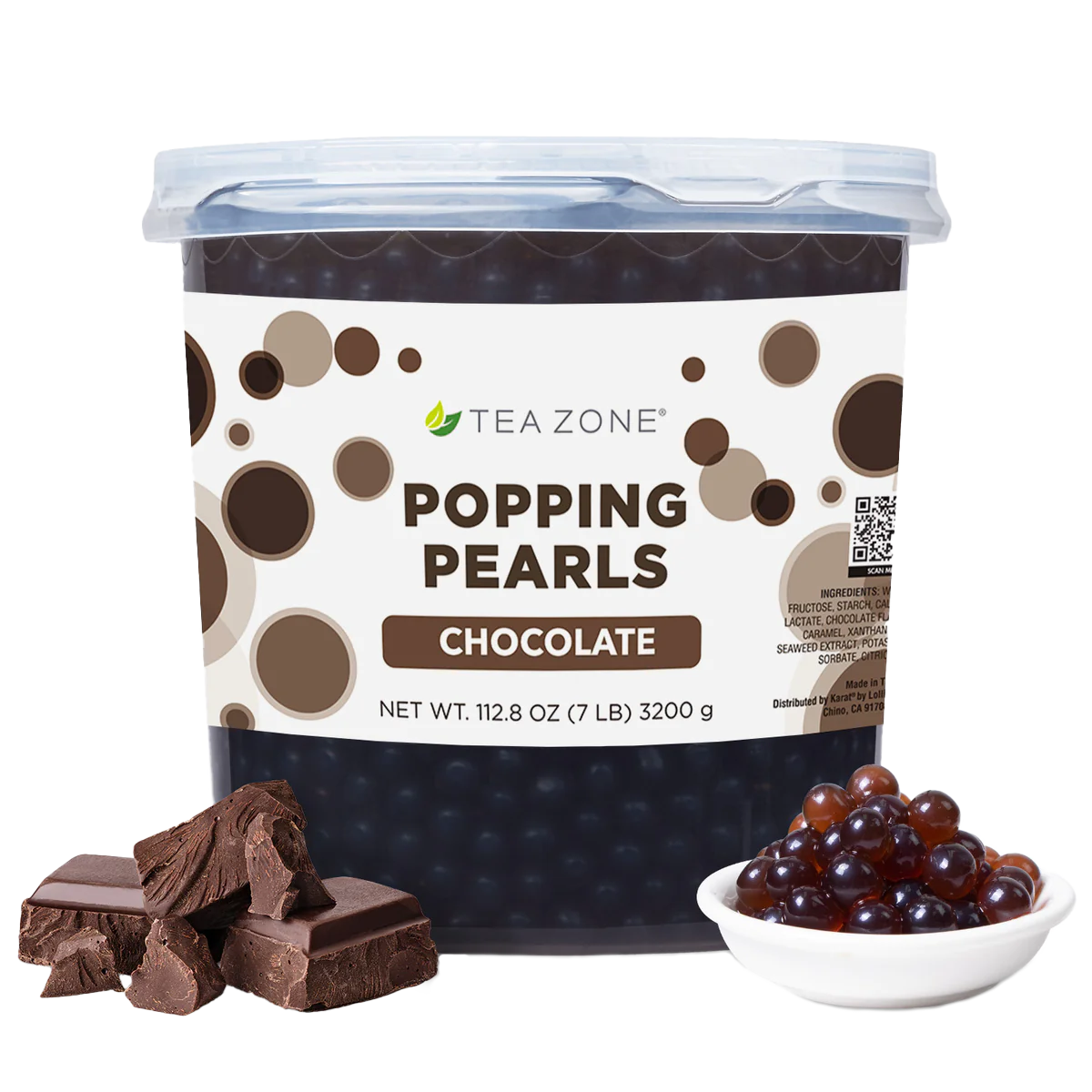 Tea Zone Chocolate Popping Boba