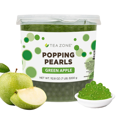 Tea Zone Green Apple Popping Boba