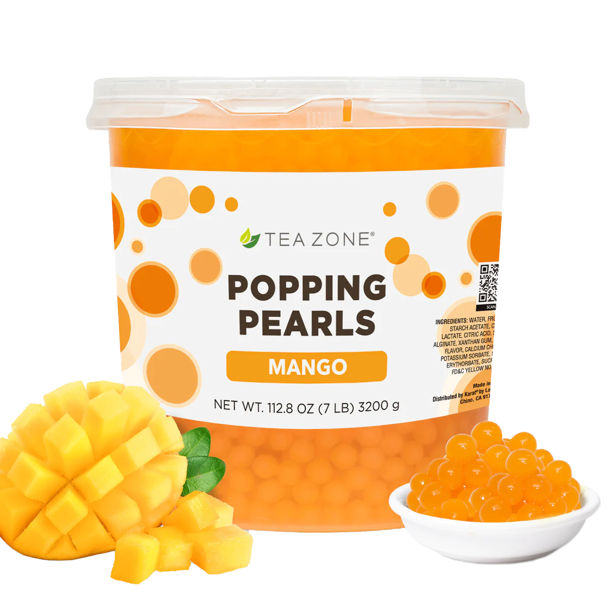 Tea Zone Mango Popping Boba