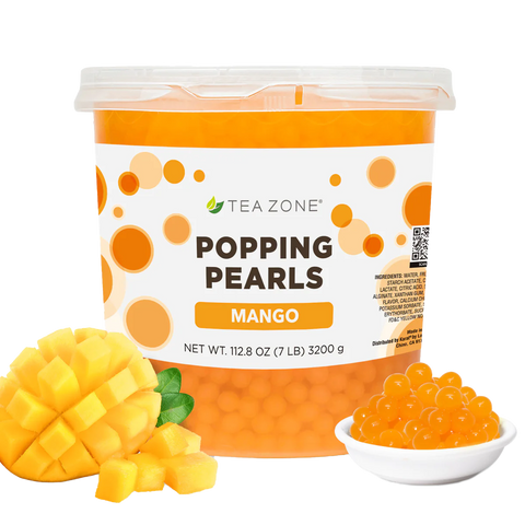 Tea Zone Mango Popping Boba