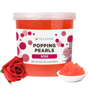 Tea Zone Rose Popping Boba