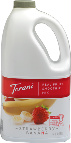 Torani Real Fruit Smoothie Strawberry Banana