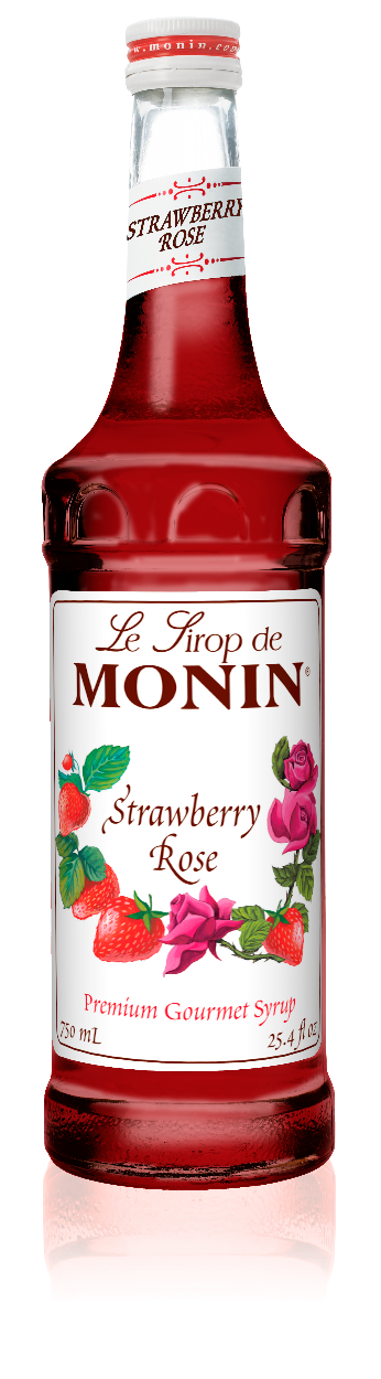 Monin Strawberry Rose Syrup