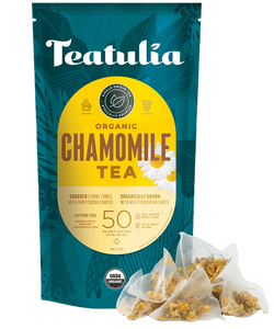 Teatulia Organic Chamomile Herbal Unwrapped