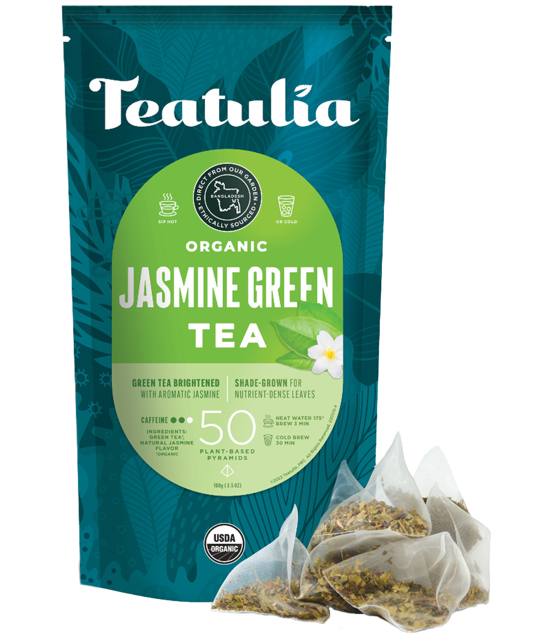 Teatulia Unwrapped Jasmine Green Tea