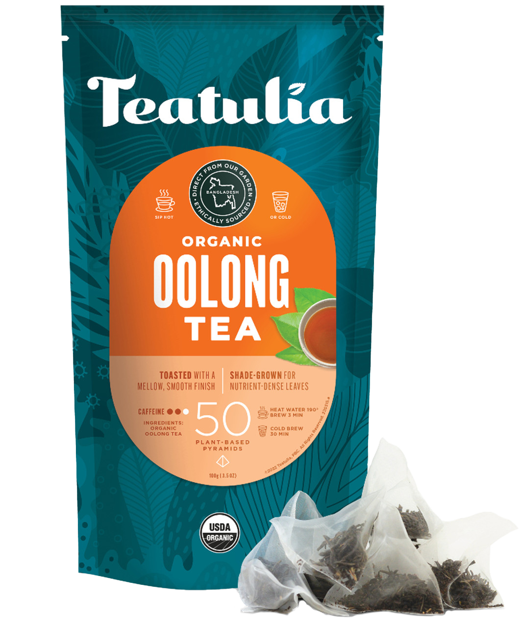 Teatulia Organic Oolong Tea Unwrapped