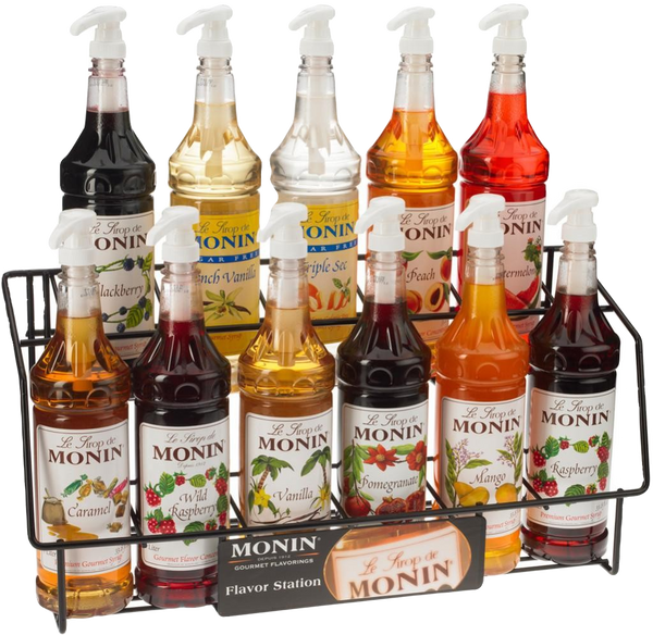 Monin Rack for 11 Syrup Bottles