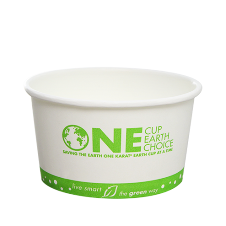 Eco Friendly Cold/Hot White Food Container 16oz