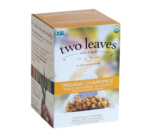 Two Leaves Organic Chamomile Tea Sachets