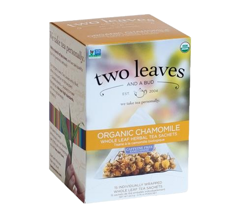 Two Leaves Organic Chamomile Tea Sachets