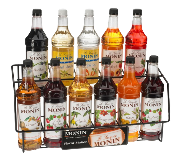 Monin Rack for 11 Syrup Bottles – Imack Coffee