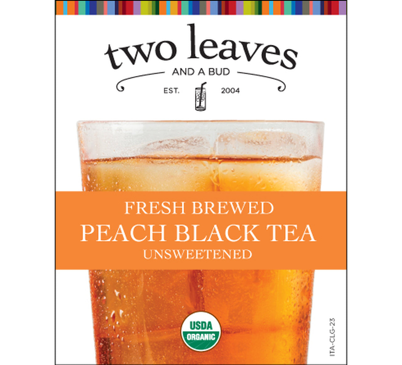Two Leaves Peach Black Iced Tea