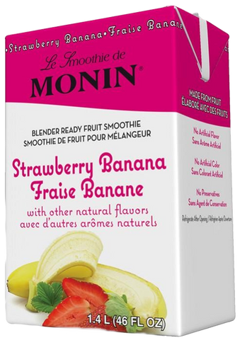 Monin Strawberry Banana Smoothie Mix