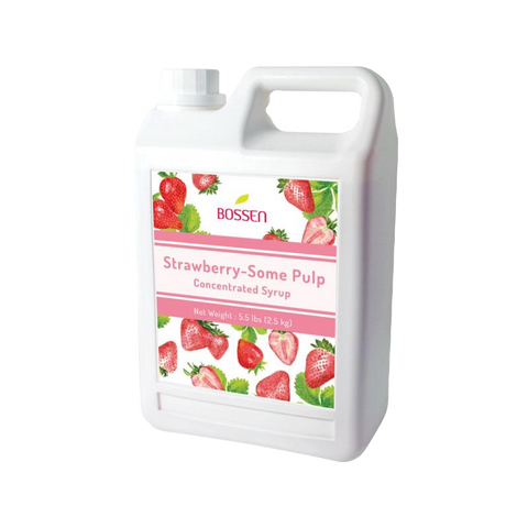 Bossen Strawberry Syrup - Some Pulp