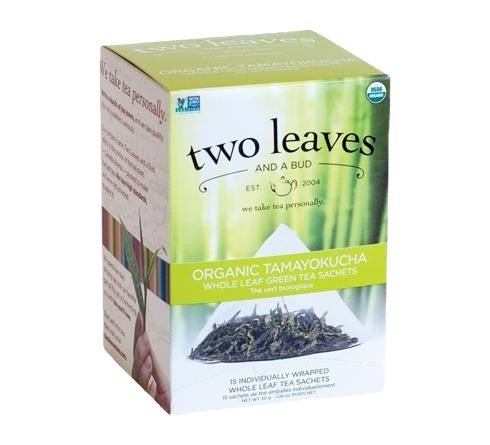 Two Leaves Organic Tamayokucha Tea Sachets
