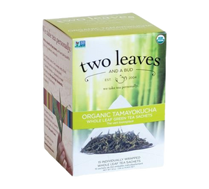 Two Leaves Organic Tamayokucha Tea Sachets
