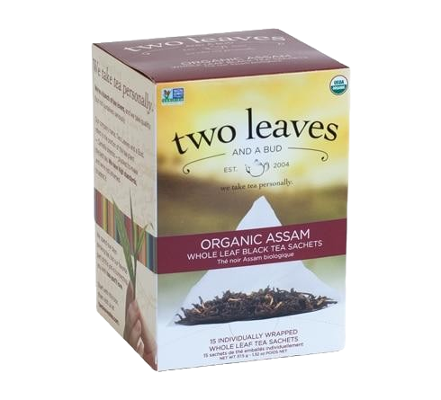 Two Leaves Organic Assam Tea Sachets