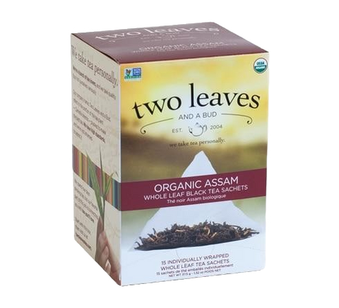 Two Leaves Organic Assam Tea Sachets